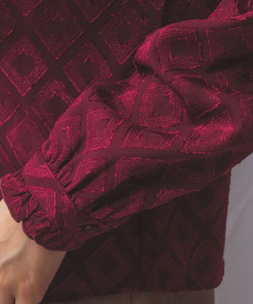 NARACAMICIE / ナラカミーチェ シャツ・ブラウス | 【NARACAMICIE】カットジャガード3段フリル長袖ブラウス | 詳細17