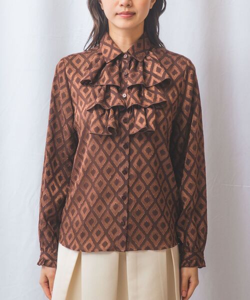 NARACAMICIE / ナラカミーチェ シャツ・ブラウス | 【NARACAMICIE】カットジャガード3段フリル長袖ブラウス | 詳細2