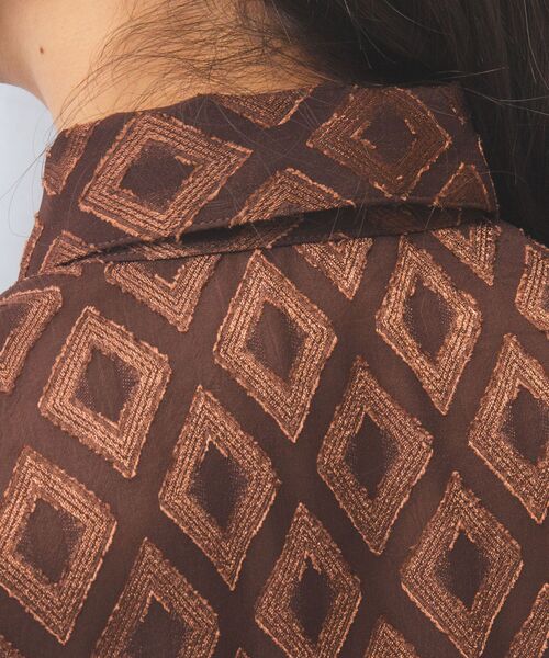 NARACAMICIE / ナラカミーチェ シャツ・ブラウス | 【NARACAMICIE】カットジャガード3段フリル長袖ブラウス | 詳細6