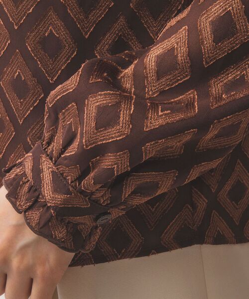 NARACAMICIE / ナラカミーチェ シャツ・ブラウス | 【NARACAMICIE】カットジャガード3段フリル長袖ブラウス | 詳細7