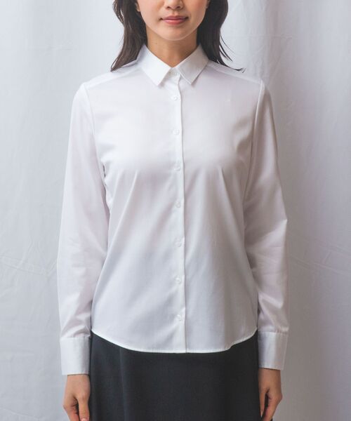 NARACAMICIE / ナラカミーチェ シャツ・ブラウス | 【NARACAMICIE】ツイル長袖シャツ | 詳細1