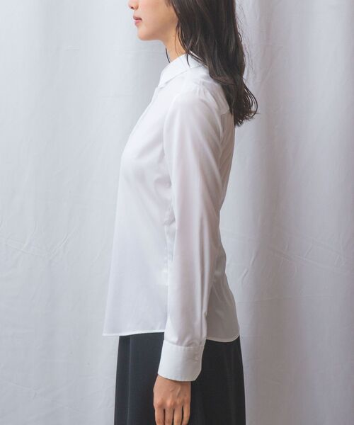 NARACAMICIE / ナラカミーチェ シャツ・ブラウス | 【NARACAMICIE】ツイル長袖シャツ | 詳細2