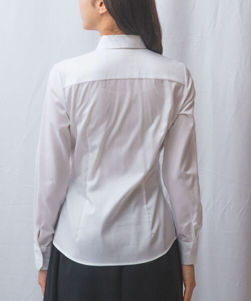 NARACAMICIE / ナラカミーチェ シャツ・ブラウス | 【NARACAMICIE】ツイル長袖シャツ | 詳細3