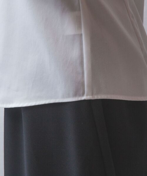 NARACAMICIE / ナラカミーチェ シャツ・ブラウス | 【NARACAMICIE】ツイル長袖シャツ | 詳細7