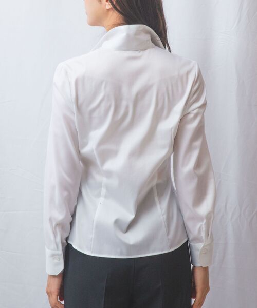 NARACAMICIE / ナラカミーチェ シャツ・ブラウス | 【NARACAMICIE】ツイルスタンドカラー長袖シャツ | 詳細3