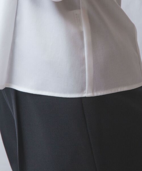 NARACAMICIE / ナラカミーチェ シャツ・ブラウス | 【NARACAMICIE】ツイルスタンドカラー長袖シャツ | 詳細7