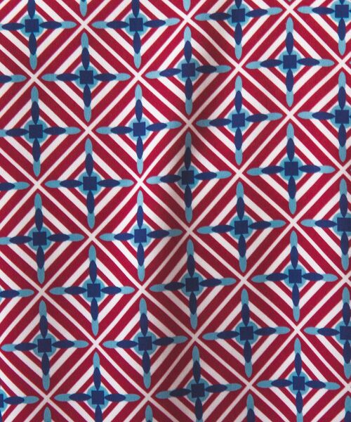 NARACAMICIE / ナラカミーチェ シャツ・ブラウス | 【NARACAMICIE】幾何柄サテン長袖シャツ | 詳細8