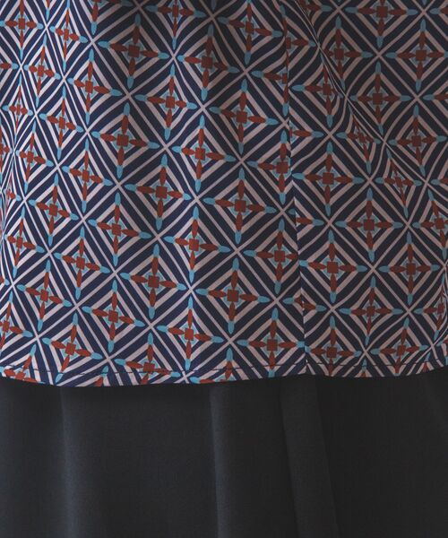 NARACAMICIE / ナラカミーチェ シャツ・ブラウス | 【NARACAMICIE】幾何柄サテンボウタイ付長袖ブラウス | 詳細19