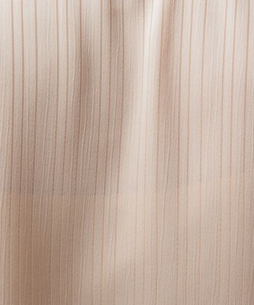 NARACAMICIE / ナラカミーチェ シャツ・ブラウス | 【NARACAMICIE】サテンストライプフロントタック長袖ブラウス | 詳細10