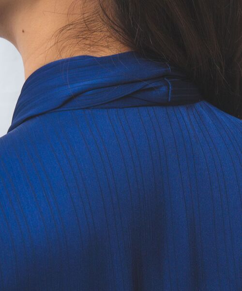 NARACAMICIE / ナラカミーチェ シャツ・ブラウス | 【NARACAMICIE】サテンストライプボウタイ長袖ブラウス | 詳細28