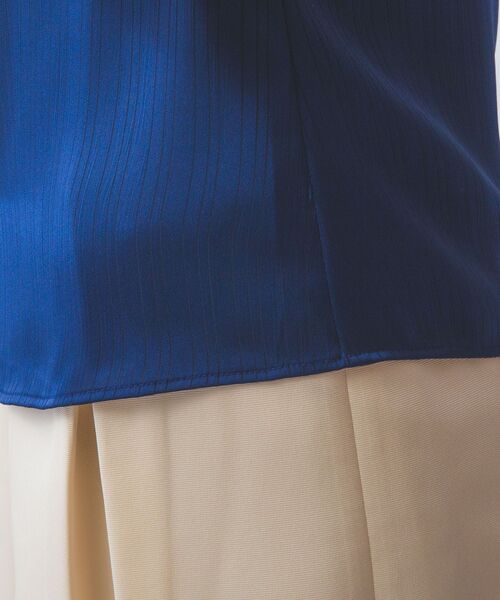 NARACAMICIE / ナラカミーチェ シャツ・ブラウス | 【NARACAMICIE】サテンストライプボウタイ長袖ブラウス | 詳細30