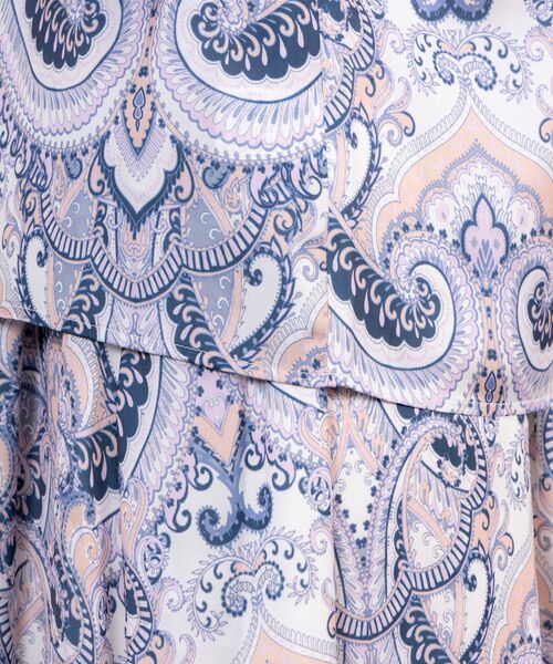 NARACAMICIE / ナラカミーチェ シャツ・ブラウス | 【NARACAMICIE】【セットアップ対応】ペイズリー柄ハイカラー長袖ブラウス | 詳細11