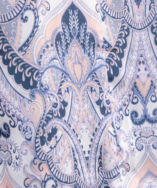 NARACAMICIE / ナラカミーチェ シャツ・ブラウス | 【NARACAMICIE】【セットアップ対応】ペイズリー柄ハイカラー長袖ブラウス | 詳細12