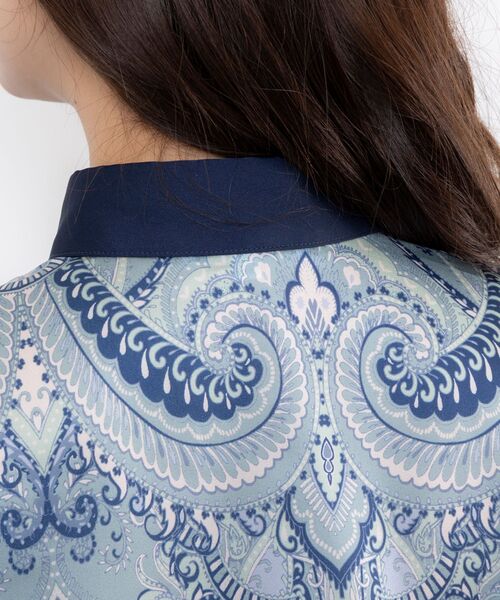 NARACAMICIE / ナラカミーチェ シャツ・ブラウス | 【NARACAMICIE】【セットアップ対応】ペイズリー柄フリル長袖ブラウス | 詳細5