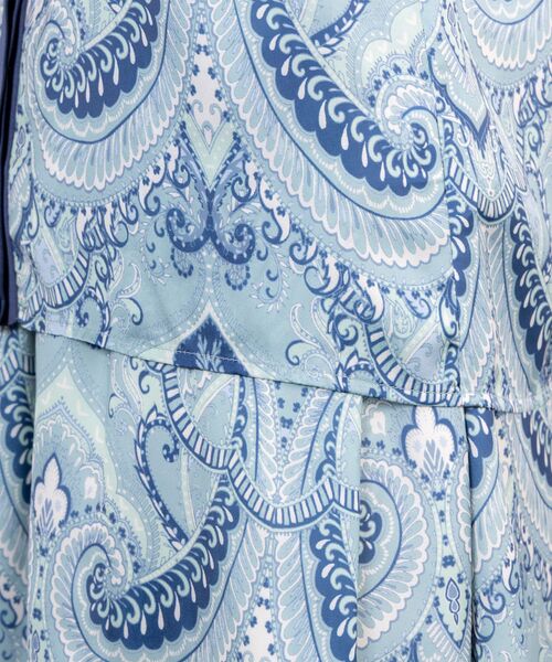 NARACAMICIE / ナラカミーチェ シャツ・ブラウス | 【NARACAMICIE】【セットアップ対応】ペイズリー柄フリル長袖ブラウス | 詳細7