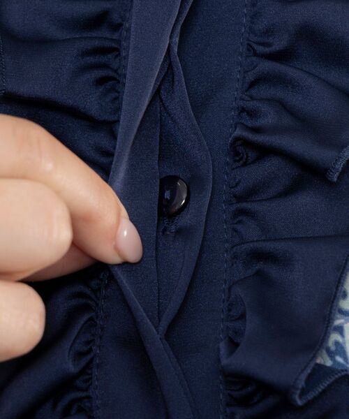 NARACAMICIE / ナラカミーチェ シャツ・ブラウス | 【NARACAMICIE】【セットアップ対応】ペイズリー柄フリル長袖ブラウス | 詳細9