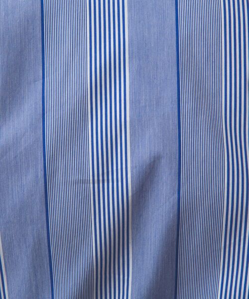 NARACAMICIE / ナラカミーチェ シャツ・ブラウス | 【NARACAMICIE】ストライプスタンドカラー七分袖シャツ | 詳細20