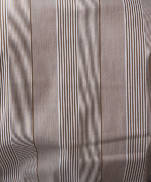NARACAMICIE / ナラカミーチェ シャツ・ブラウス | 【NARACAMICIE】ストライプスタンドカラー七分袖シャツ | 詳細9