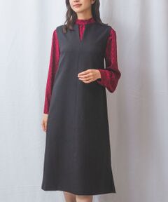 NARACAMICIE / ナラカミーチェ ミニ・ひざ丈スカート | 【NARACAMICIE】Sukarno Dry ジャンパースカート