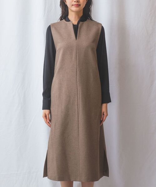 NARACAMICIE / ナラカミーチェ ミニ・ひざ丈スカート | 【NARACAMICIE】Sukarno Dry ジャンパースカート | 詳細11