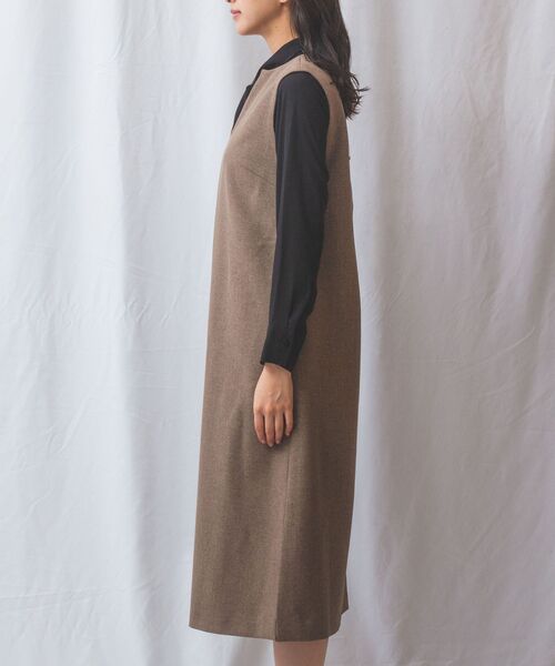 NARACAMICIE / ナラカミーチェ ミニ・ひざ丈スカート | 【NARACAMICIE】Sukarno Dry ジャンパースカート | 詳細12