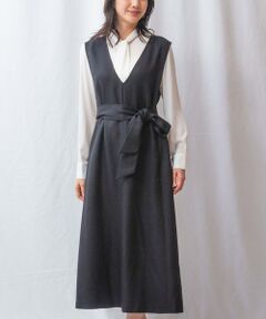 【NARACAMICIE】ラチネジャンパースカート