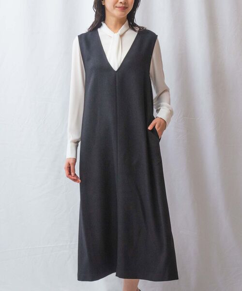 NARACAMICIE / ナラカミーチェ ミニ・ひざ丈スカート | 【NARACAMICIE】ラチネジャンパースカート | 詳細1