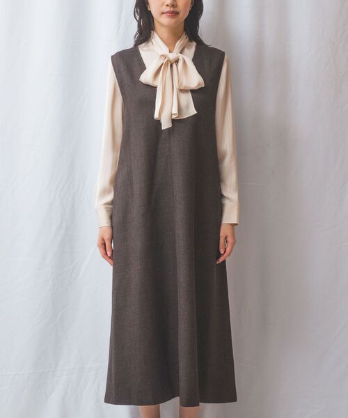 NARACAMICIE / ナラカミーチェ ミニ・ひざ丈スカート | 【NARACAMICIE】ラチネジャンパースカート | 詳細8