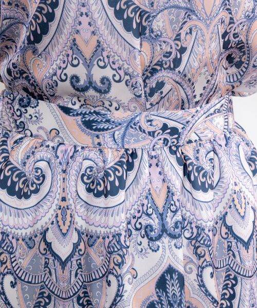 NARACAMICIE / ナラカミーチェ ミニ・ひざ丈スカート | 【NARACAMICIE】【セットアップ対応】ペイズリー柄スカート | 詳細11