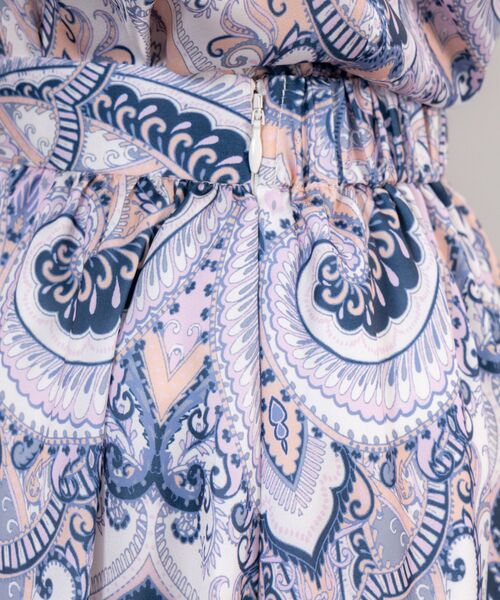 NARACAMICIE / ナラカミーチェ ミニ・ひざ丈スカート | 【NARACAMICIE】【セットアップ対応】ペイズリー柄スカート | 詳細12