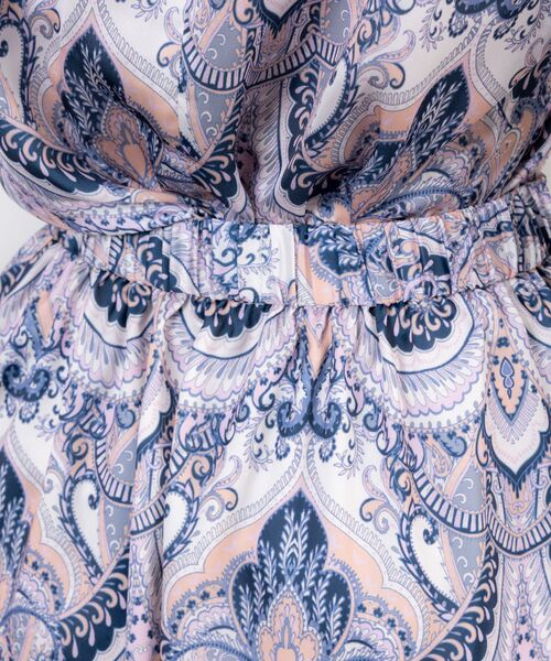 NARACAMICIE / ナラカミーチェ ミニ・ひざ丈スカート | 【NARACAMICIE】【セットアップ対応】ペイズリー柄スカート | 詳細13