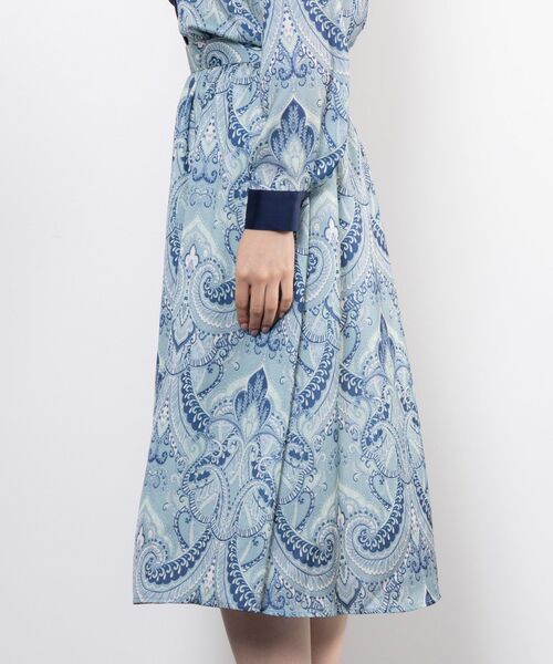 NARACAMICIE / ナラカミーチェ ミニ・ひざ丈スカート | 【NARACAMICIE】【セットアップ対応】ペイズリー柄スカート | 詳細2