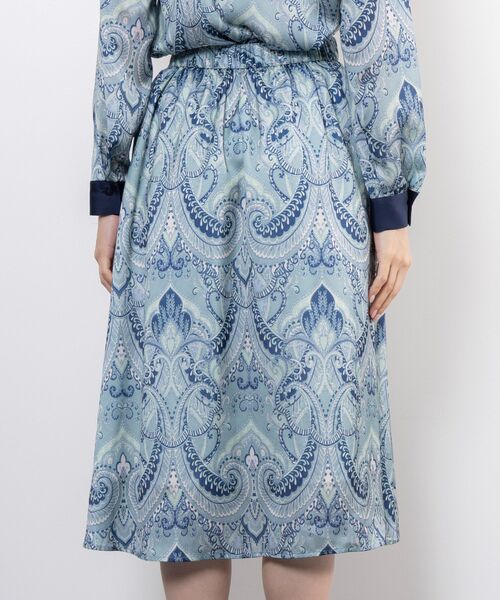 NARACAMICIE / ナラカミーチェ ミニ・ひざ丈スカート | 【NARACAMICIE】【セットアップ対応】ペイズリー柄スカート | 詳細3