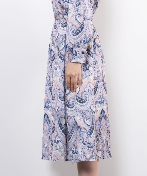 NARACAMICIE / ナラカミーチェ ミニ・ひざ丈スカート | 【NARACAMICIE】【セットアップ対応】ペイズリー柄スカート | 詳細9