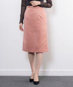 NARACAMICIE / ナラカミーチェ ミニ・ひざ丈スカート | 【NARACAMICIE】フェイクスエードタイトスカート