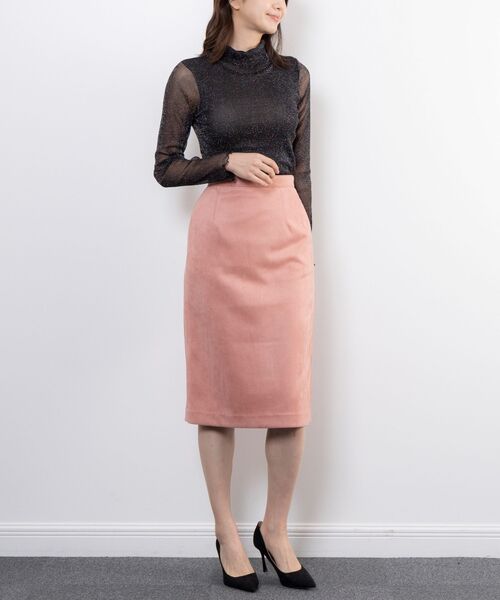 NARACAMICIE / ナラカミーチェ ミニ・ひざ丈スカート | 【NARACAMICIE】フェイクスエードタイトスカート | 詳細13