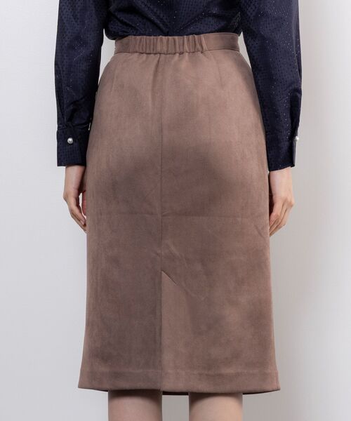 NARACAMICIE / ナラカミーチェ ミニ・ひざ丈スカート | 【NARACAMICIE】フェイクスエードタイトスカート | 詳細3