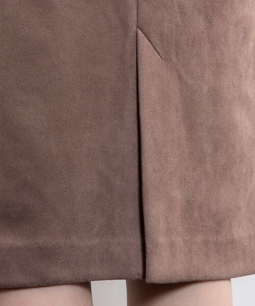 NARACAMICIE / ナラカミーチェ ミニ・ひざ丈スカート | 【NARACAMICIE】フェイクスエードタイトスカート | 詳細7