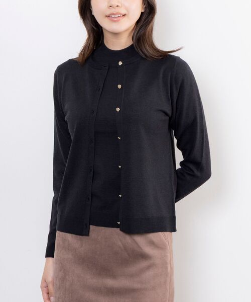 NARACAMICIE / ナラカミーチェ ニット・セーター | 【NARACAMICIE】【ツインニット対応】調温ニットカーディガン | 詳細1