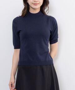 NARACAMICIE / ナラカミーチェ ニット・セーター | 【NARACAMICIE】【ツインニット対応】調温ニット5分袖プルオーバー