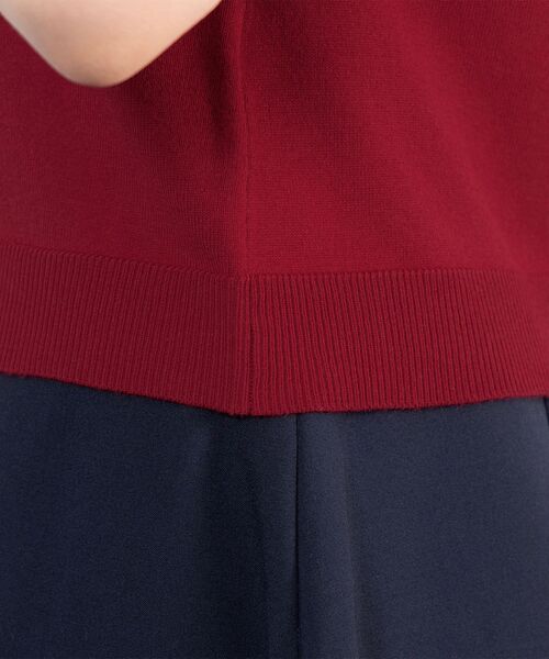 NARACAMICIE / ナラカミーチェ ニット・セーター | 【NARACAMICIE】【ツインニット対応】調温ニット5分袖プルオーバー | 詳細10