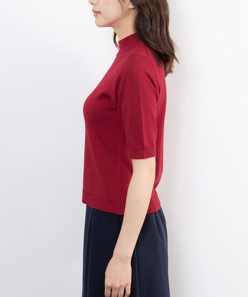 NARACAMICIE / ナラカミーチェ ニット・セーター | 【NARACAMICIE】【ツインニット対応】調温ニット5分袖プルオーバー | 詳細5