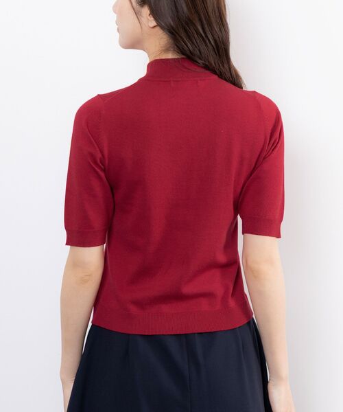 NARACAMICIE / ナラカミーチェ ニット・セーター | 【NARACAMICIE】【ツインニット対応】調温ニット5分袖プルオーバー | 詳細6