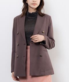 NARACAMICIE / ナラカミーチェ テーラードジャケット | 【NARACAMICIE】ダブルブレストジャケット