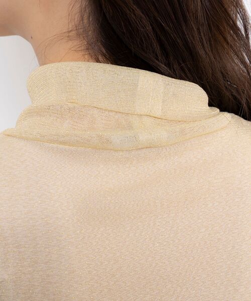 NARACAMICIE / ナラカミーチェ カットソー | 【NARACAMICIE】ラメチュールタートルプルオーバー | 詳細8