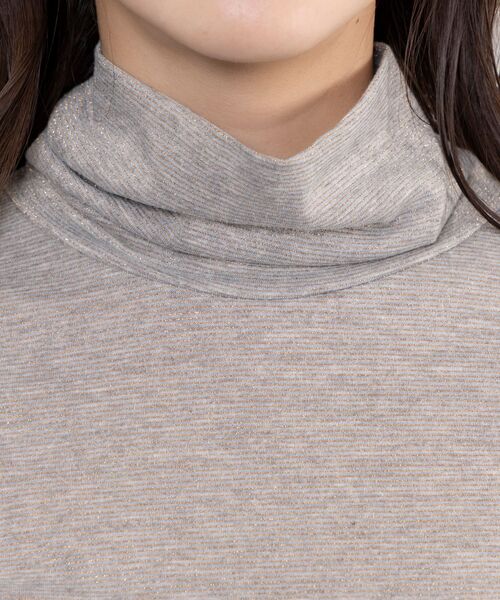 NARACAMICIE / ナラカミーチェ カットソー | 【NARACAMICIE】ラメチュールタートルプルオーバー | 詳細5