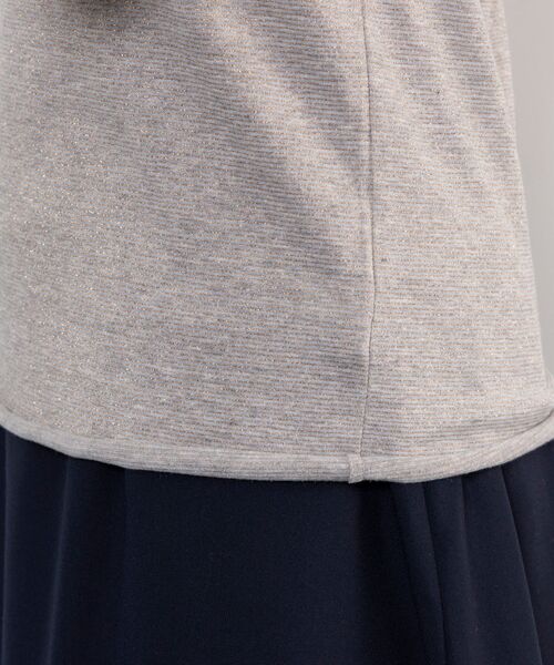 NARACAMICIE / ナラカミーチェ カットソー | 【NARACAMICIE】ラメチュールタートルプルオーバー | 詳細8