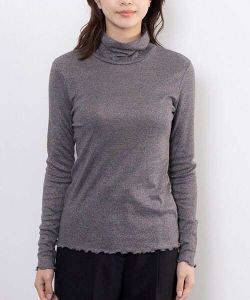 NARACAMICIE / ナラカミーチェ カットソー | 【NARACAMICIE】オーロララメタートルプルオーバー | 詳細2