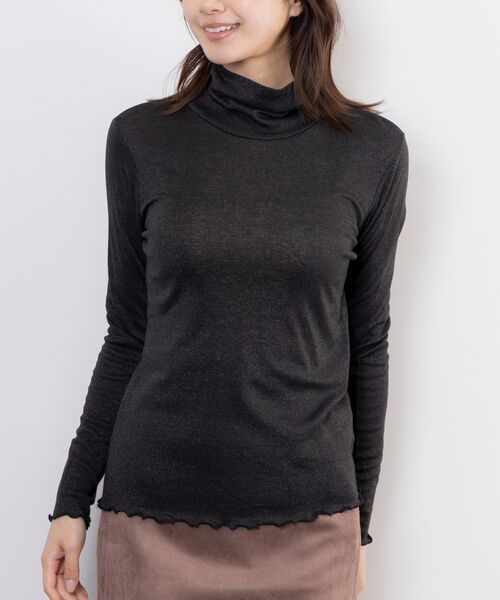 NARACAMICIE / ナラカミーチェ カットソー | 【NARACAMICIE】ラメタートルプルオーバー | 詳細1