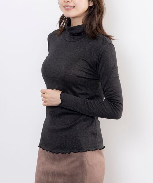 NARACAMICIE / ナラカミーチェ カットソー | 【NARACAMICIE】ラメタートルプルオーバー | 詳細3